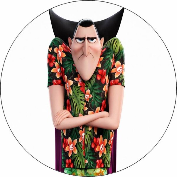 Jedlý papier Hotel Transylvania Drákula v letnom tričku 19,5 cm - Pictu Hap - Pictu Hap