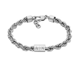 Armani Exchange Moderný pánsky oceľový náramok AXG0123040