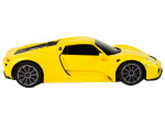 Mamido Elektrické autíčko R/C Porsche 918 1:24 Rastar v žltej farbe