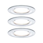Paulmann Nova vstavané svietidlo do kúpeľne sada 3 ks LED LED 18 W IP44 chróm (lesklý); 93463