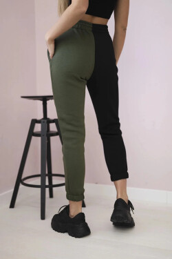 Dámske tepláky QUEEN khaki UNI