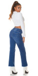 Sexy used look Highwaist Jeans denimblue