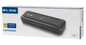 Blow L400 čierna / Laminátor / A4 / za studena aj za tepla / rýchlosť 320 mm/min (44-370#)
