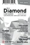 TLAMA hry Obaly na karty Diamond White: "Through the Ages" (50x75 mm) (80 mikrónov, 100 ks)