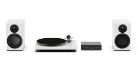 Pro-Ject Colourful Audio System E Satin White / All-in-one Hi-Fi systém s gramofónom (9pcaseswh)