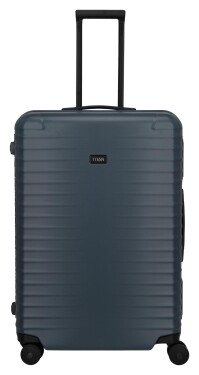 Veľký škrupinový kufor Titan Overseas L Midnight blue
