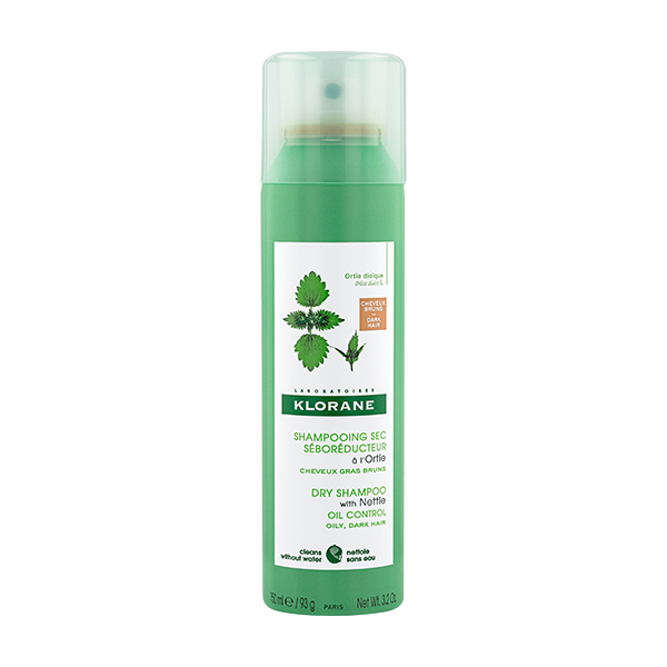 KLORANE Shampooing sec sébor a l'ortie bruns 150 ml