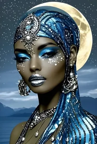 Norimpex Diamantové maľovanie Africká princezná