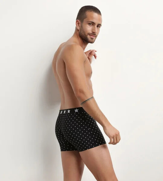Pánske módne boxerky 3 ks DIM VIBES BOXER 3x - DIM - biele M