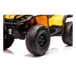 Mamido Detská elektrická štvorkolka Can-Am Outlander ATV žltá
