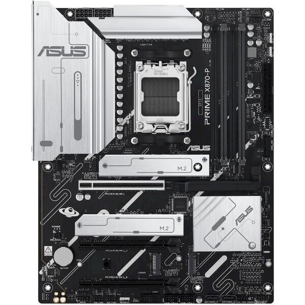 ASUS PRIME X870-P / AMD X870 / DDR5 / SATA III RAID / USB / 2.5GLAN / M.2 / sc.AM5 / ATX (90MB1IT0-M0EAY0)