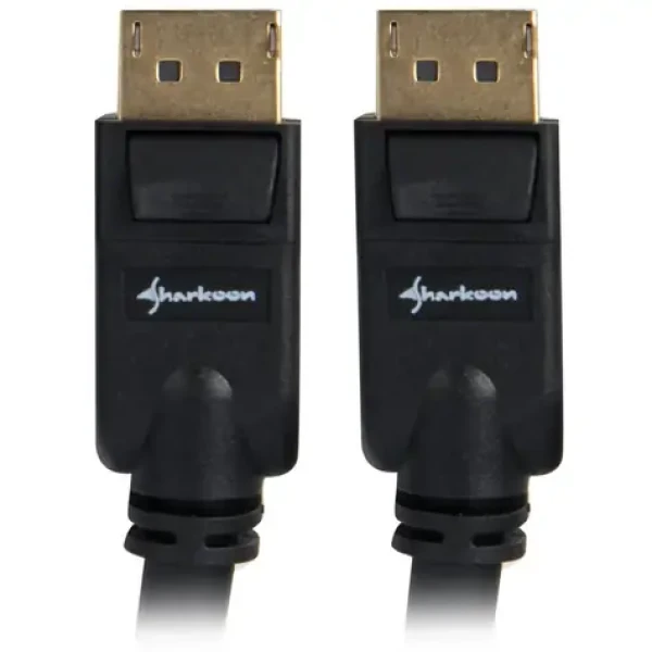 Sharkoon DisplayPort 1.3 4K čierna / Kábel / DisplayPort - DisplayPort / 4K / 5 m (4044951021444)