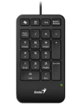Genius NumPad 125 čierna / Drôtová numerická klávesnica / USB-C / slim design (31300019401)