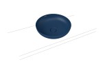 Umývadlo na dosku Kaldewei Miena 3181 38x38 cm Navyblue 909406003677 909406003677