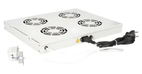 Equip Ventilačná jednotka 19" svetlo šedá / Ventilátor / 4X 12 cm / 1U / 240 V (EZF-4-G)