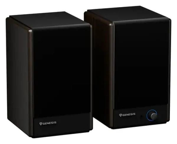 Genesis Arsen 402BT hnedá / Reproduktory / 2.0 / Bluetooth 5.3 / 60 W / Jack 3.5 mm (NGS-2416)