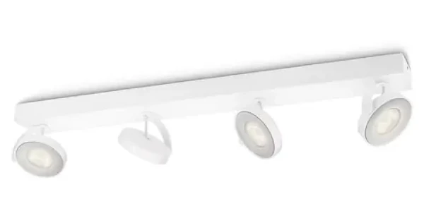 Philips Clockwork 4x4.5W biela / LED bodové svietidlo / 2000lm / 2700K / IP20 / stmievateľné (SKL000161736)