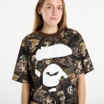 Tričko A BATHING APE Tree Edge Camo Ape Face Relaxed Fit Tee UNISEX Brown M