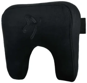 Arozzi Neck Pillow Velvet čierna / Ergonomický vankúš pod hlavu a krk / zamatový poťah (AZ-NECKPILLOW-VELVET-BK)