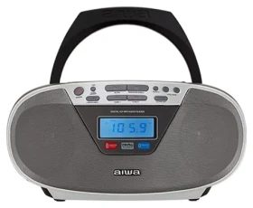 Aiwa BBTU-400SL strieborná / Mikrosystém / CD / Bluetooth / USB / FM / 6W (BBTU-400SL)