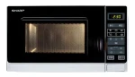 Sharp R-242 IN-W strieborná / Mikrovlnná rúra / 800 W / 20 l / 11 výkonových úrovní (18100095)