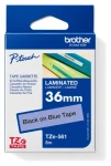 Brother TZe-561 modrá/čierna / Kazeta s páskou / 36 mm / 8 m / vodeodolná (TZE561)