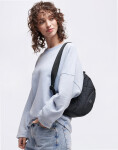 Got Bag Wavy Puffer Moon Bag black