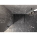 MEXEN/S - Lunar-B Duo sprchovací kút dvere krídlové 75 x 70, transparent, chróm 832-075L-070P-01-00