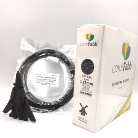 ColorFabb VZORKA 20 METROV - LW ASA čierny filament 1,75 mm
