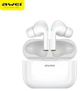 AWEI T29 biela / Bezdrôtové slúchadlá / TWS / Bluetooth 5.0 / IPX4 / nabíjacie púzdro (T26)