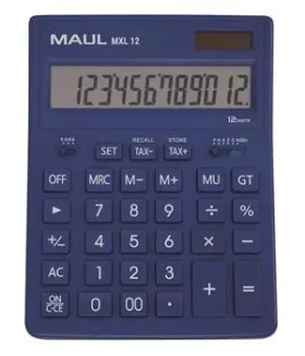 Maul MXL 12 TAX svetlomodrá / Stolová kalkulačka / 12miestna / duálne napájanie (7267034)