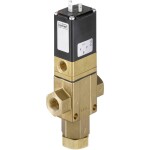 Bürkert servom riadený ventil 351164 6430 24 V/DC spojka G 1/4 Menovitá vzdialenosť 65 mm kľudová poloha uzavretá 1 ks; 351164
