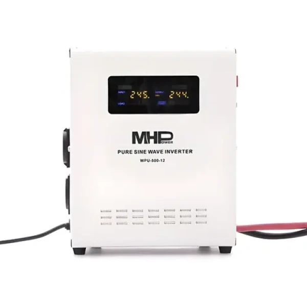 MHPower WPU-500-12 / Napäťový menič / 500W / čistý sínus / 12V (WPU-500-12)