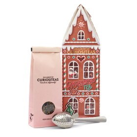 The Cabinet of CURIOSITEAS Vianočný čierny čaj Gingerbread House 70 g + sitko