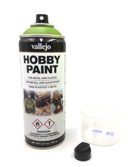 Vallejo Aerosol 28027 Goblin Green Spray (400ml) Hobby Paint
