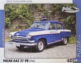 RETRO-AUTA Puzzle Volga GAZ 21 VB (1966)