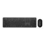 Asus CW100 čierna / Set bezdrôtová klávesnica + myš / 2.4 GHz / 1600 DPI / USB-A / optický switch (90XB0700-BKM0Q0)