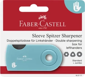 Faber-Castell Doppelspitzdose Sleeve L-Hand čierna / Orezávatko / dvojité / pre ľavákov (182777)