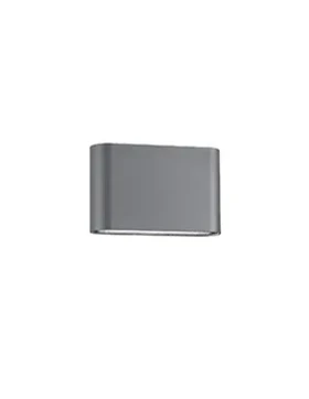 Nova Luce SOHO WALL GREY 2 sivá / Nástenné svietidlo / IP54 / 2x5 W (740404)