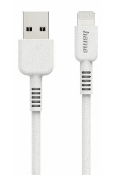 HAMA 187283 Eco MFi kábel USB-A 2.0 (M) - Lightning (M) 1.0m biela (187283)