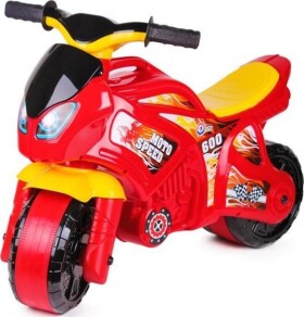 Lean Toys plastová motorka 5118 červené