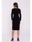 Dámske šaty S376 Black - Stylove XL černá