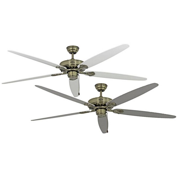 CasaFan CLASSIC ROYAL 180 MA stropný ventilátor, 61 W, (Ø x v) 180 cm x 275 mm, starožitná mosadz, 518018; 518018