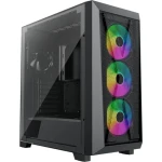 Xilence XILENT X X912.ARGB čierna / ATX / 2x USB-A 3.0 / 1x USB-C 3.2 / 3x 120mm ARGB / bez zdroja / priehľadná bočnica (XG151)