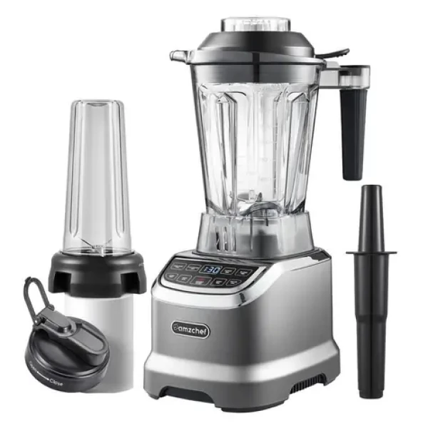 AMZCHEF ZM5003-GA sivá / Šálkový mixér / 1200 W / 1,85 l / 26000 RPM (ZM5003-GA)