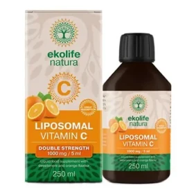 Ekolife Natura Liposomal Vitamín C 1000 mg 250 ml pomaranč (Lipozomálny vitamín C) (17723)