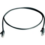 Telegärtner 100008781 RJ45 sieťové káble, prepojovacie káble CAT 5e U/UTP 5.00 m čierna samozhášavý, bez halogénov 1 ks; 100008781