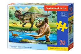 Mamido Puzzle 70 dielikov Tyrannosaurus vs Triceratops