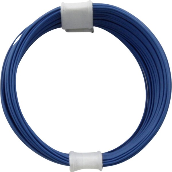 Donau Elektronik 110-2 opletenie / lanko, 1 x 0.04 mm², modrá, 10 m; 110-2