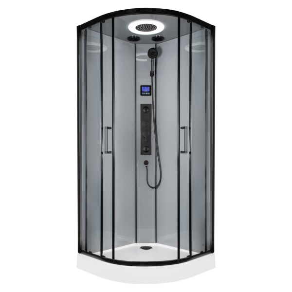 KERRA - Hydromasážny box Orion 90 čierna čierna 5907548123473